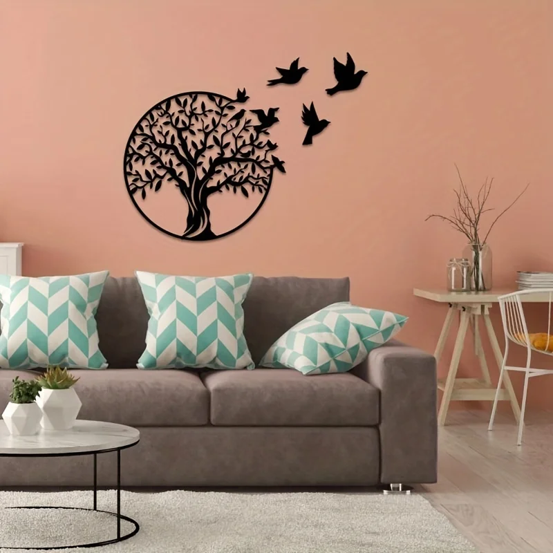 Interior Design Home - Cifbuy arte árvore da vida pátio