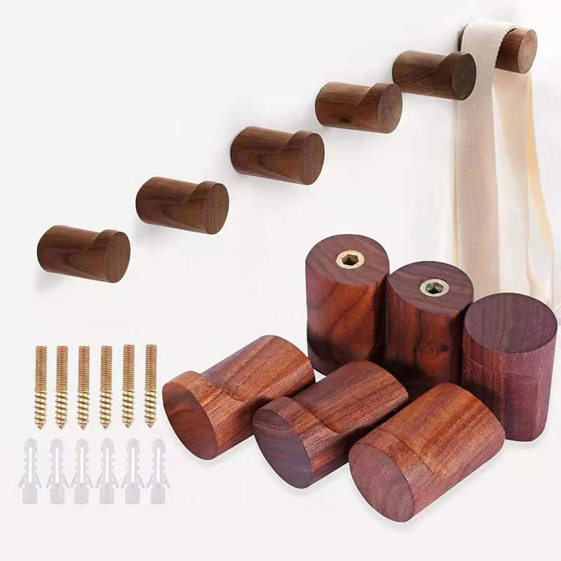 Interior Design Home - Modern Minimalista Beech Wood Coat Hook,