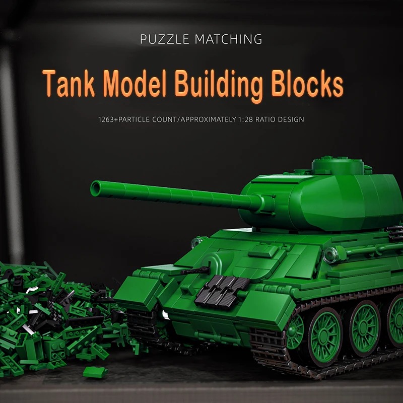 Interior Design Build - Kit de Modelo de Tanque T34-85
