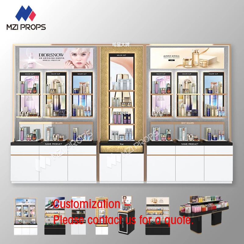 Interior Design Exhibition - Móveis Cosméticos Personalizados com Iluminação LED