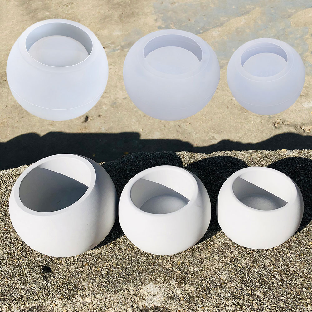 Kit de 3 Moldes de Silicone Re - Terrazzo Pot Cement avaliação e preço