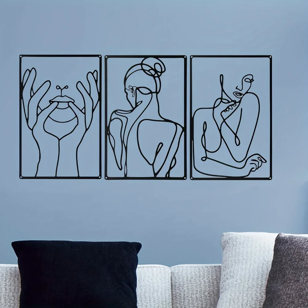 Linha abstrata Desenho Wall De - Interior Design Home avaliação e preço