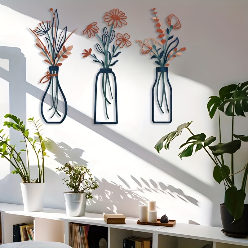 3 Grandes Esculturas Florais d - Interior Design Home avaliação e preço