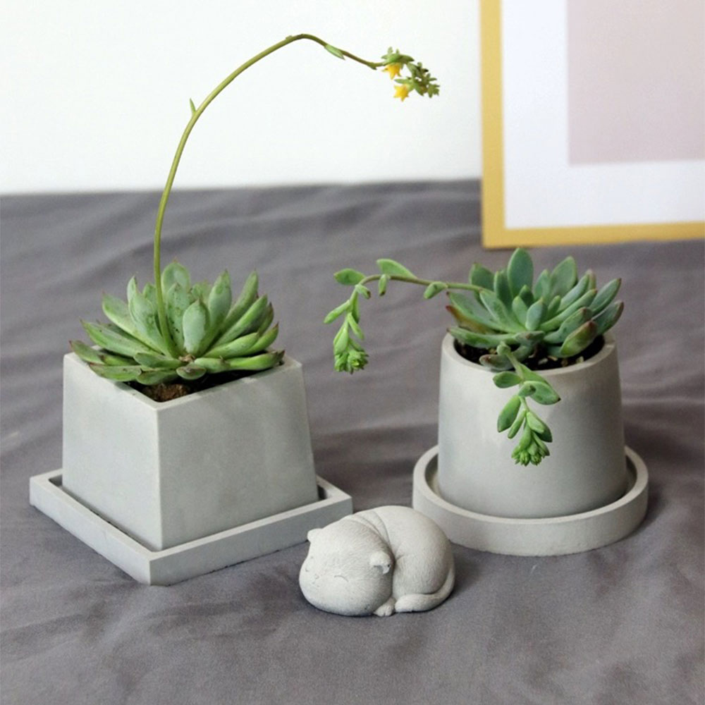 Vaso de cimento, molde de conc - Terrazzo Pot Cement avaliação e preço