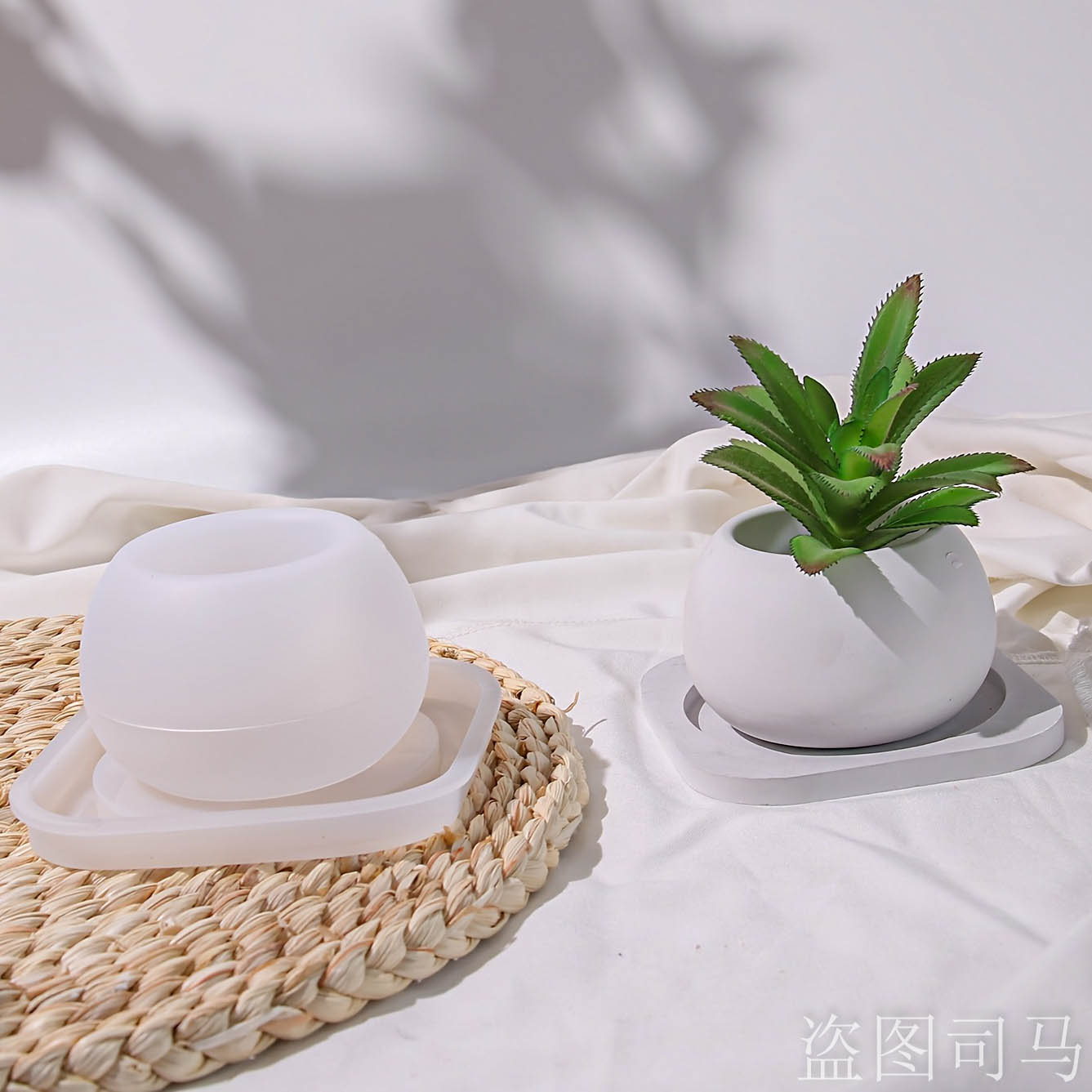 Molde de vaso de flores de con - Terrazzo Pot Cement avaliação e preço