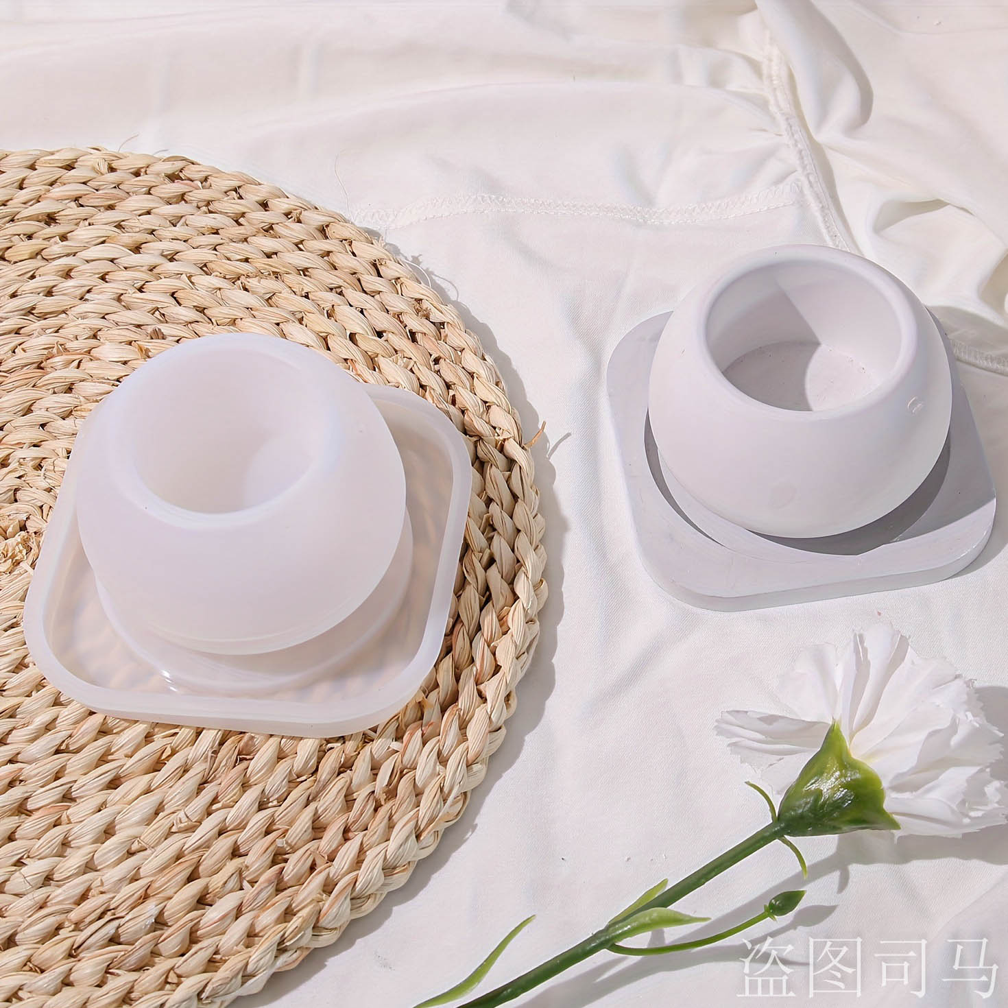 Molde de vaso de flores de con - Terrazzo Pot Cement avaliação e preço