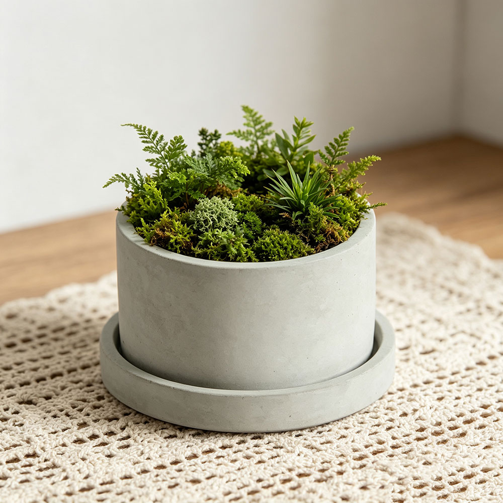 Conjunto de Moldes de Silicone - Terrazzo Pot Cement avaliação e preço