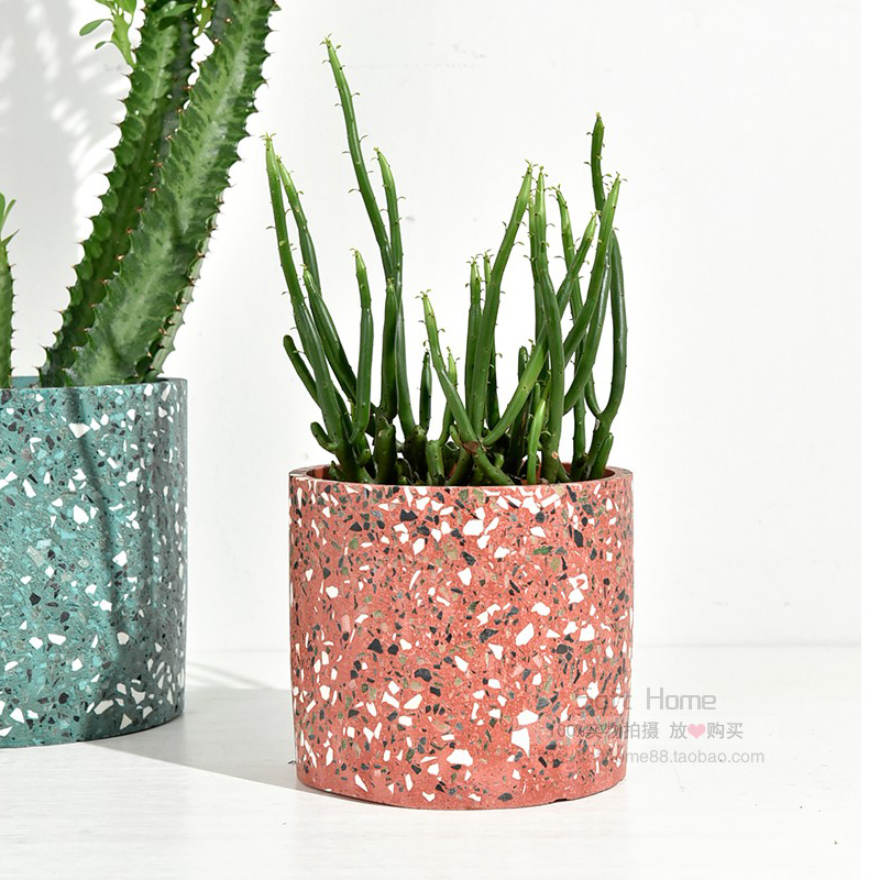 Moldes grandes de silicone par - Terrazzo Pot Cement avaliação e preço