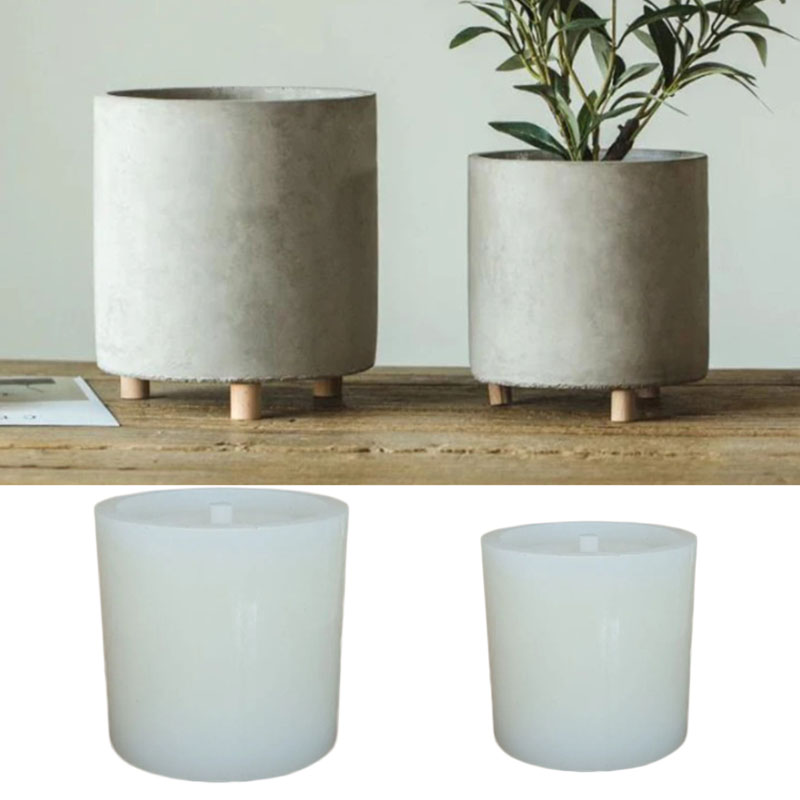 Moldes grandes de silicone par - Terrazzo Pot Cement avaliação e preço