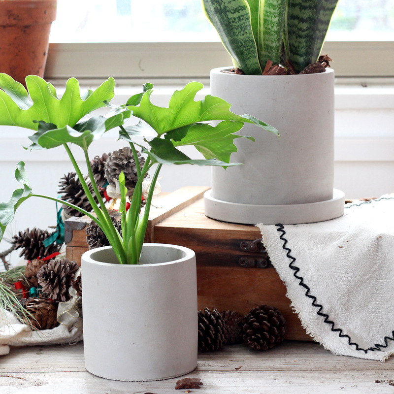 Moldes grandes de silicone par - Terrazzo Pot Cement avaliação e preço