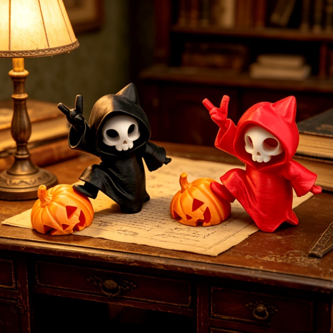 Figurinha de Halloween do Grim - Interior Design Home avaliação e preço