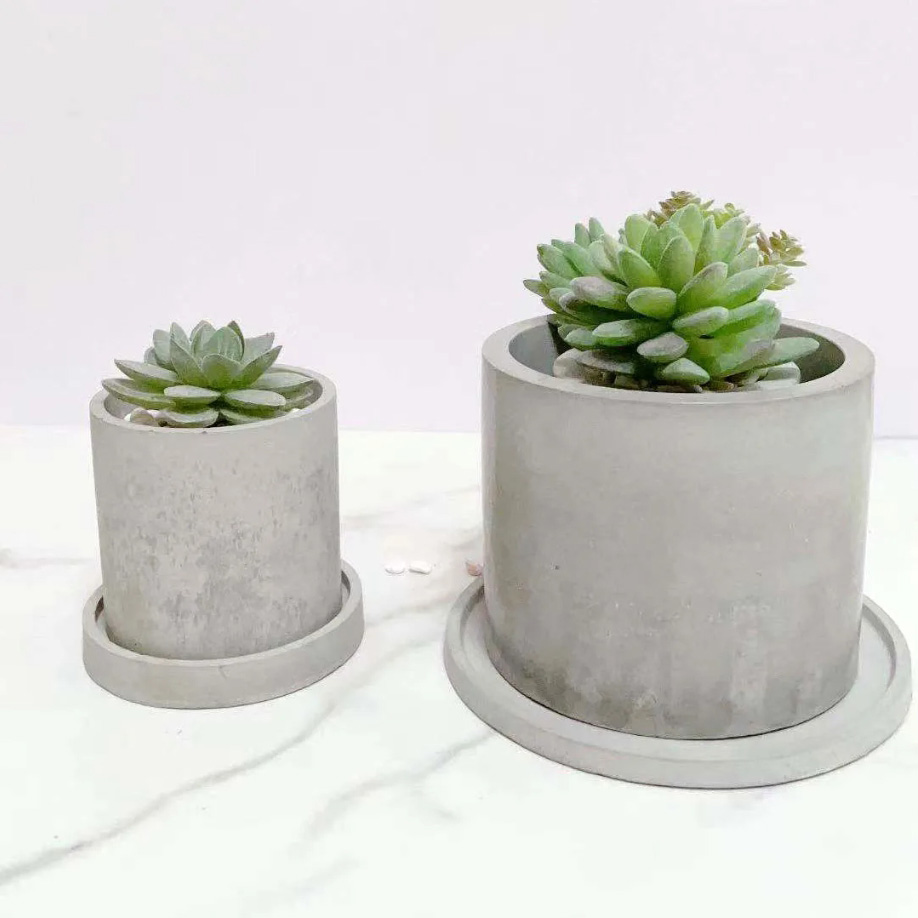 Moldes de silicone para vasos  - Terrazzo Pot Cement avaliação e preço