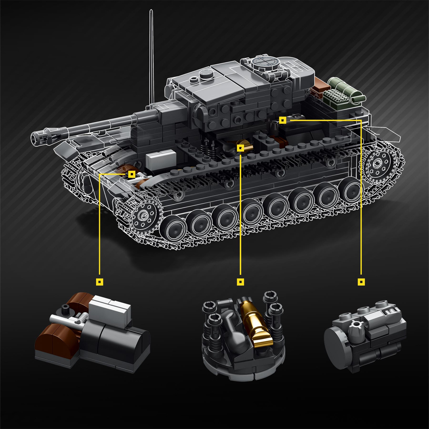Tanque em Escala 1:35 No. Kit  - Interior Design Build avaliação e preço