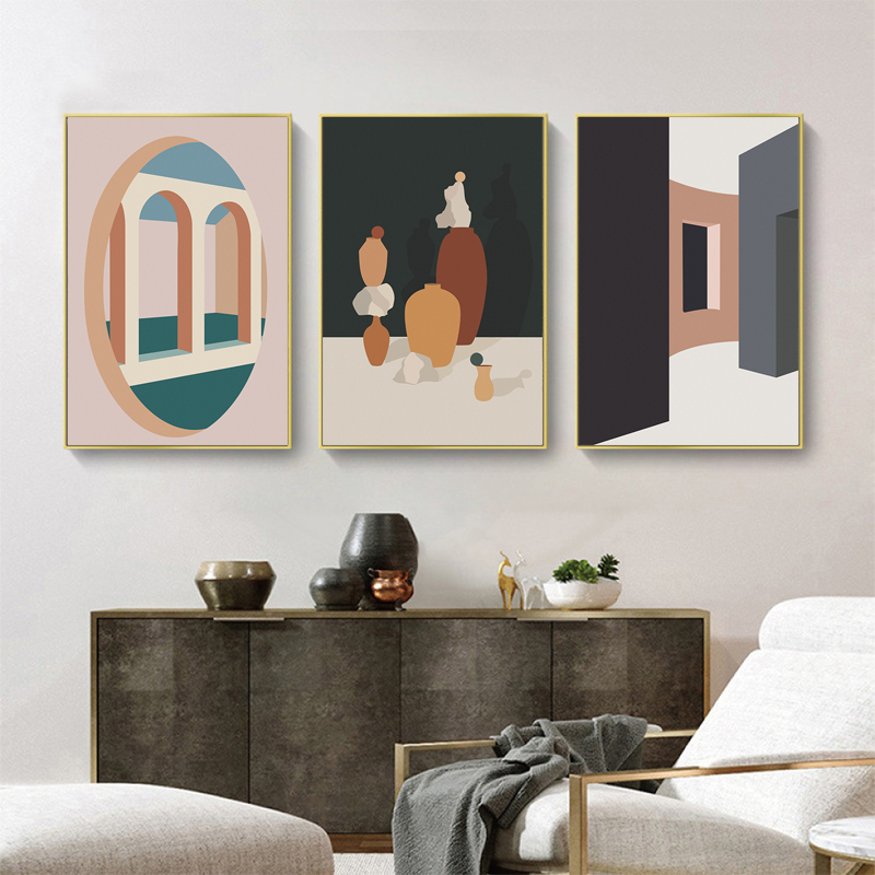 Retro morandi edifício arte em - Interior Design Build avaliação e preço