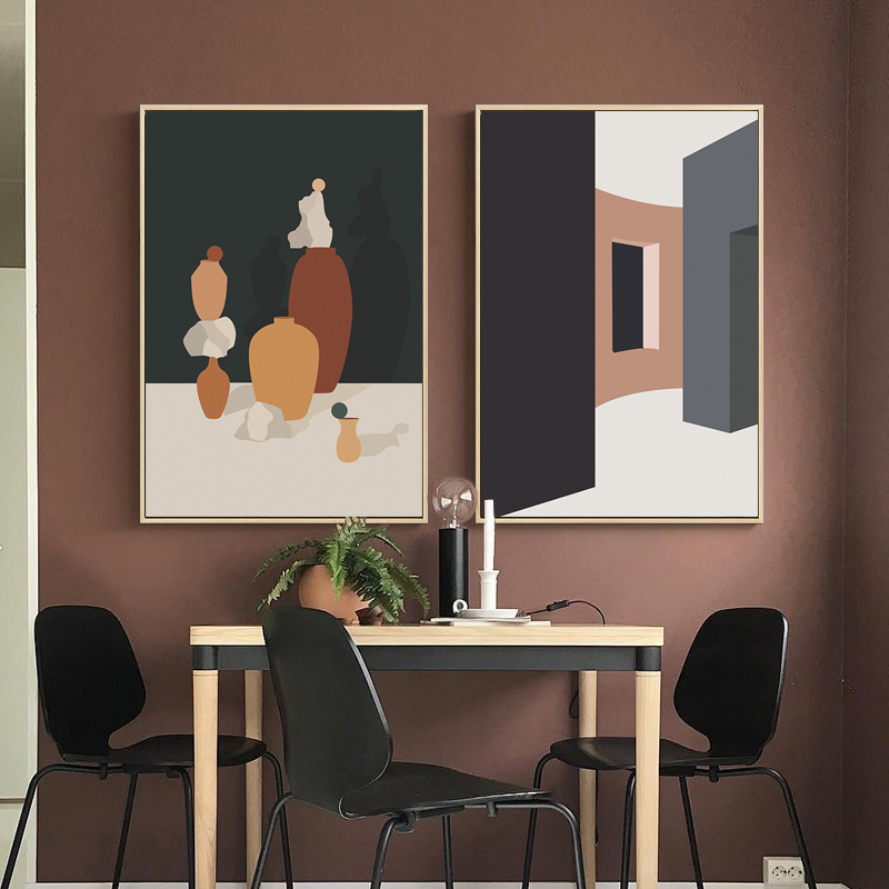 Retro morandi edifício arte em - Interior Design Build avaliação e preço