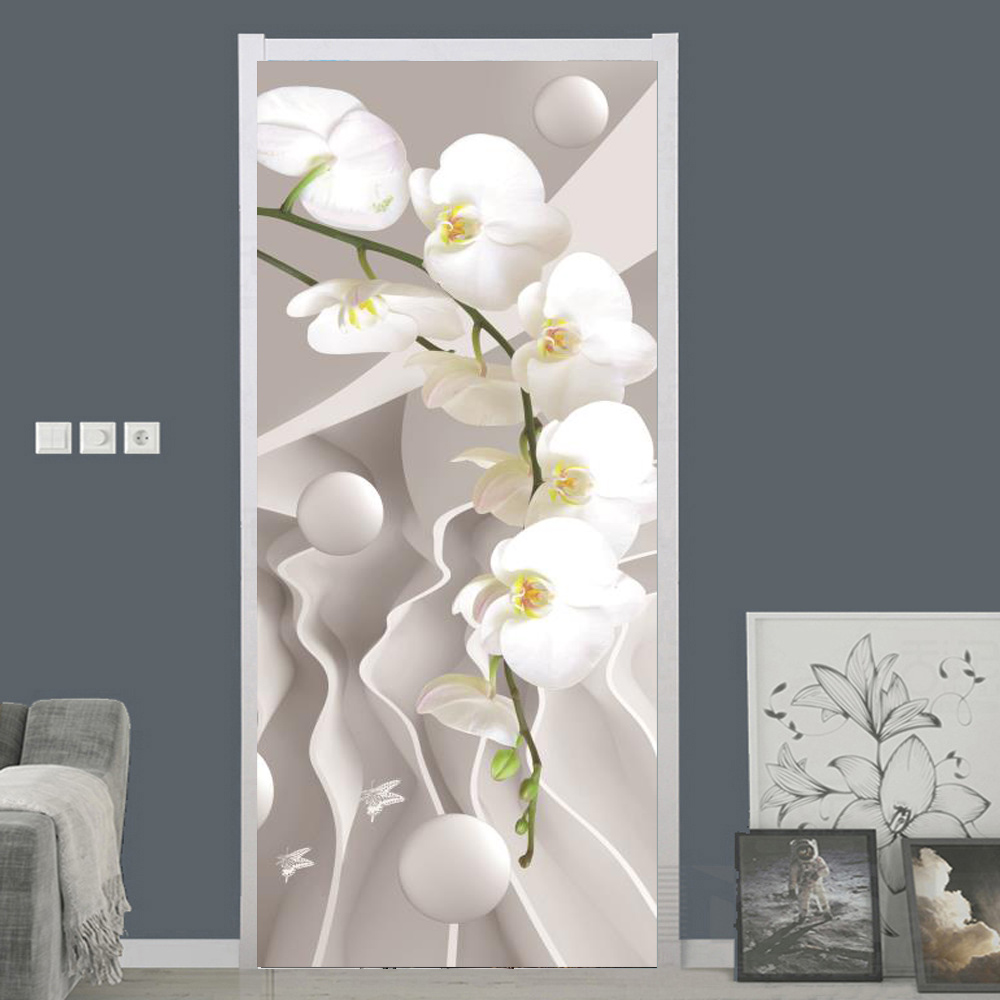 Branco rosa flor papel de pare - Interior Design Home avaliação e preço